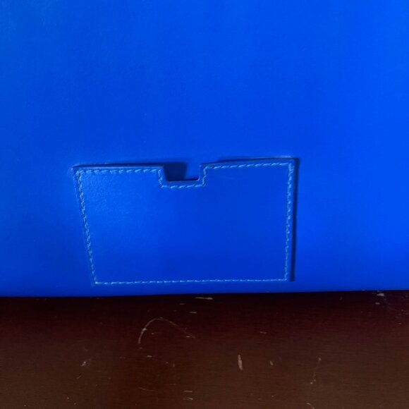Kate Spade Blue and Teal Tote Zipper Closure - Picture 4 of 5